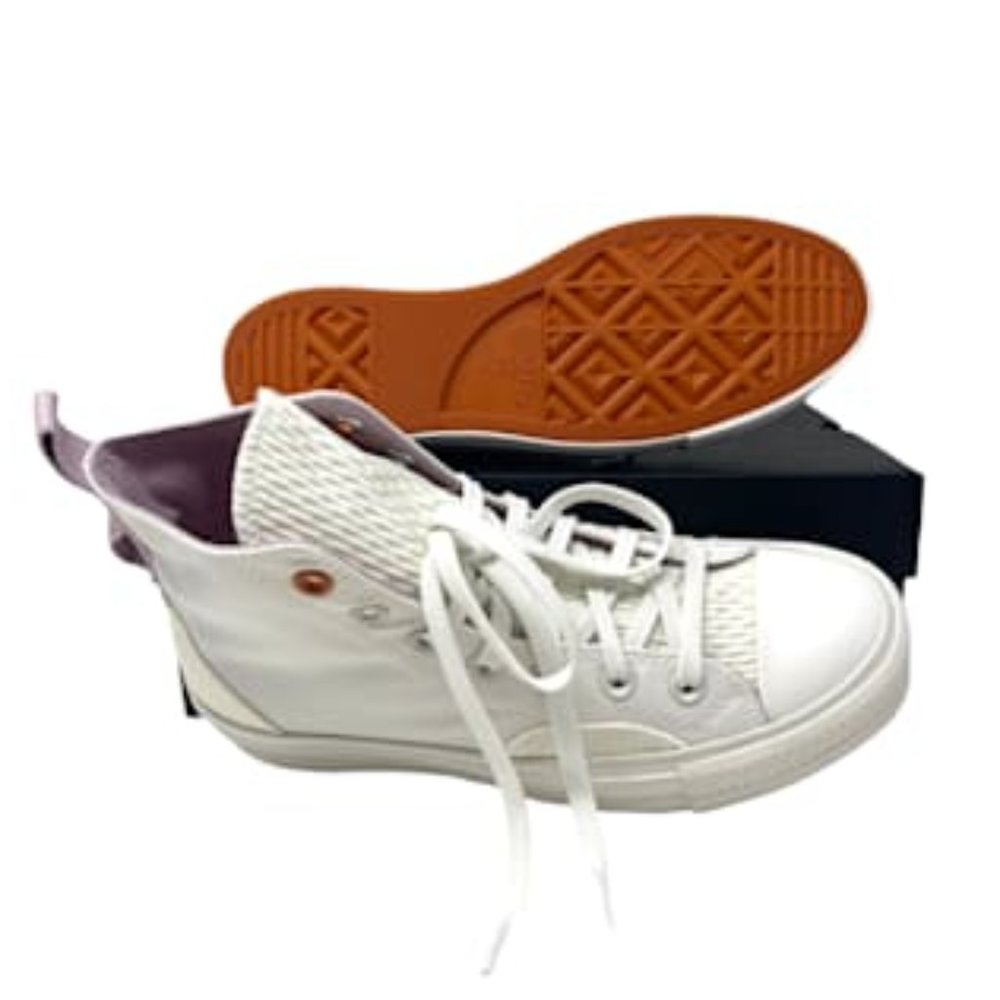 Converse CTAS Lift High Top Vintage White Egret Women's Size Canvas 572419C - Picture 5 of 11